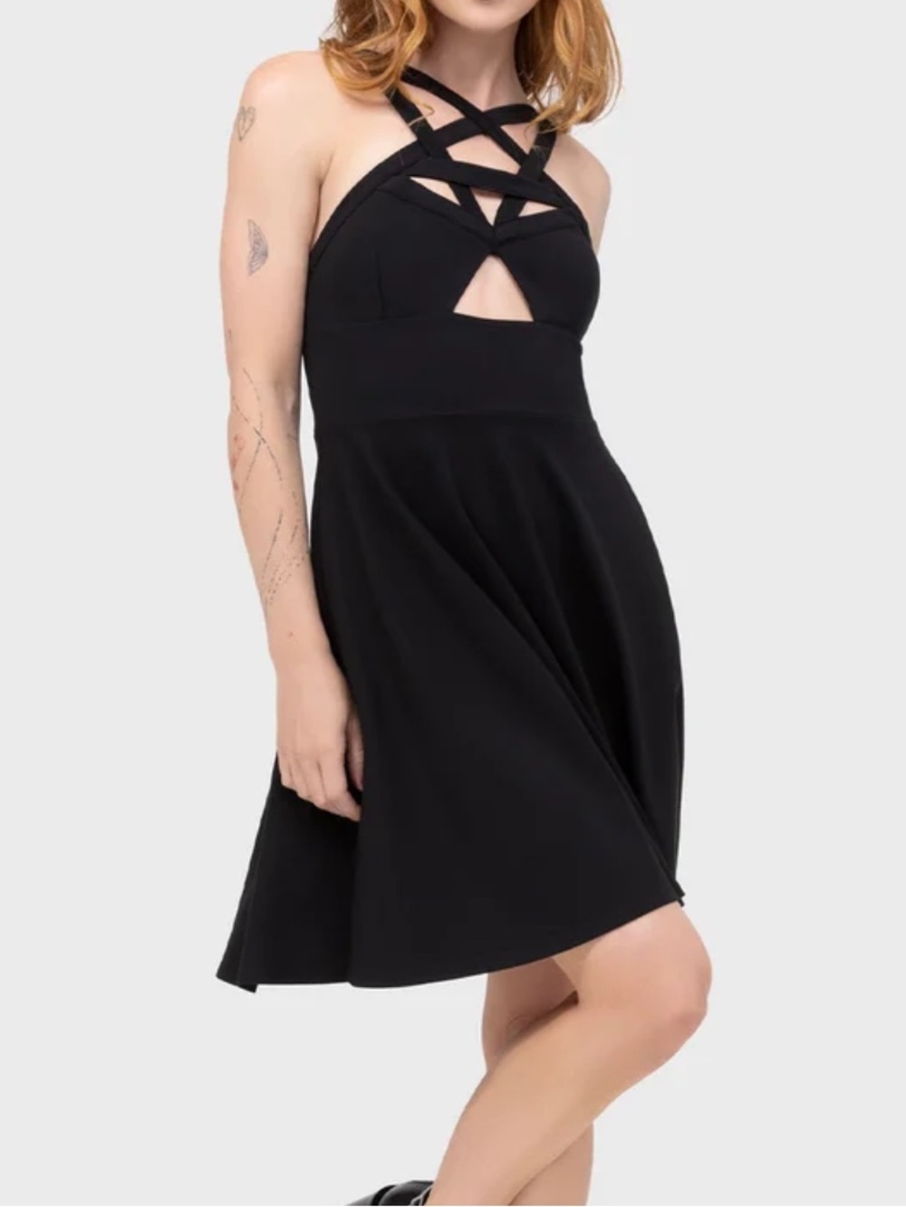 Killstar Cosmik Skater Dress L